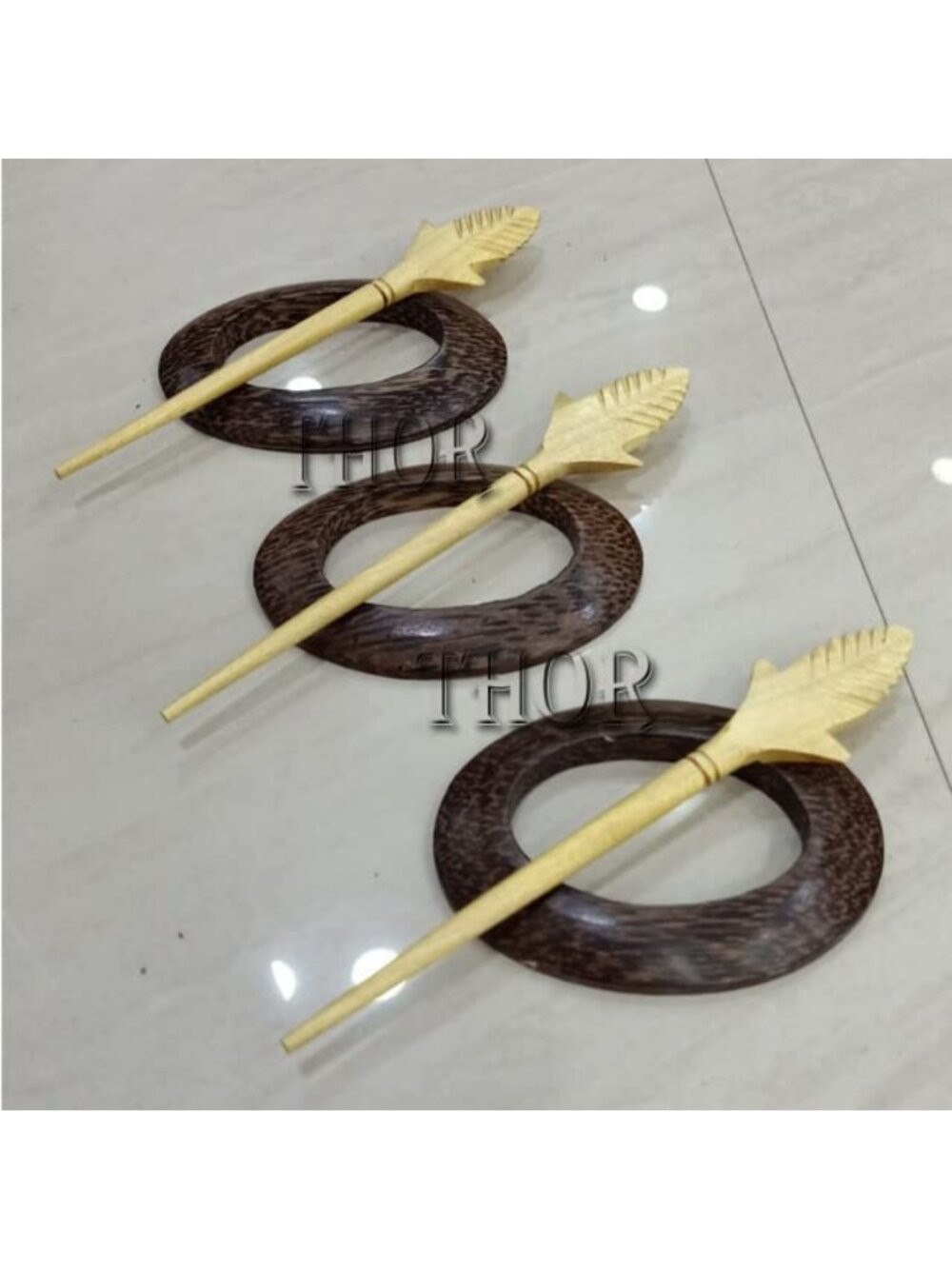 Vintage Wooden Hair Stick Set - Unique Wedding Hair Accessories, Minimalist Pins